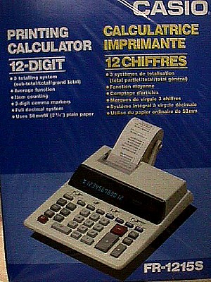 Casio FR-1215S Printing Calculator.JPG (65362 bytes)