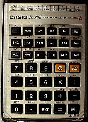 Casio Fx-300 Scientific Calculator a.JPG (68259 bytes)
