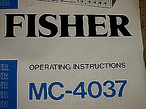 Fisher MC 4037 a.JPG (35466 bytes)