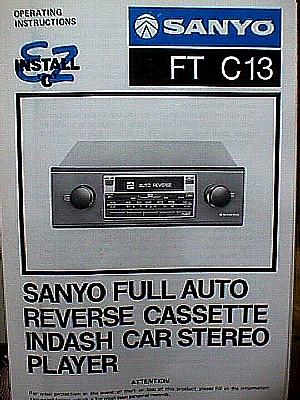 Sanyo FT-C13 Full Auto Reverse Cassette Stereo.JPG (64617 bytes)
