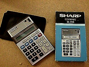 Sharp EL-306 Electronic Calculator.JPG (40319 bytes)