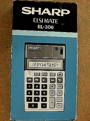 Sharp EL-306 Electronic Calculator a.JPG (62465 bytes)