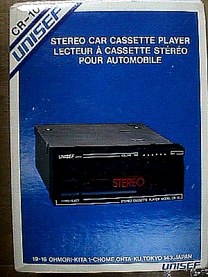 Unisef CR-10 Car Stereo.JPG (60808 bytes)